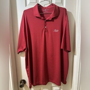 Alabama Men's Red Striped Tide Polo